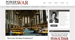 Desktop Screenshot of powerseductionandwar.com